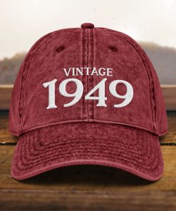 75. Geburtstag Mütze im Vintage Stil Papamütze Geboren im Jahr 1949 75. geburtstag mütze im vintage stil papamütze geboren im jahr 1949 6940
