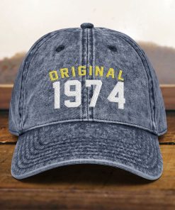 Bestickte Mütze im Vintage Stil zum 50. Geburtstag Geschenk Geboren 1974 bestickte mütze im vintage stil zum 50. geburtstag geschenk geboren 1974 3245