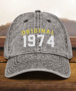 Bestickte Mütze im Vintage Stil zum 50. Geburtstag Geschenk Geboren 1974 bestickte mütze im vintage stil zum 50. geburtstag geschenk geboren 1974 7983