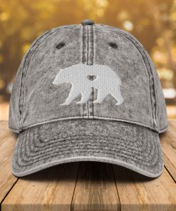 Bär Vintage Baumwolle Twill Mütze Eisbär Liebhaber Papa Hut, Bär bestickte Mütze, Geschenk für Eisbär Liebhaber bär vintage baumwolle twill mütze eisbär liebhaber papa hut, bär bestickte mütze, geschenk für eisbär liebhaber 8979