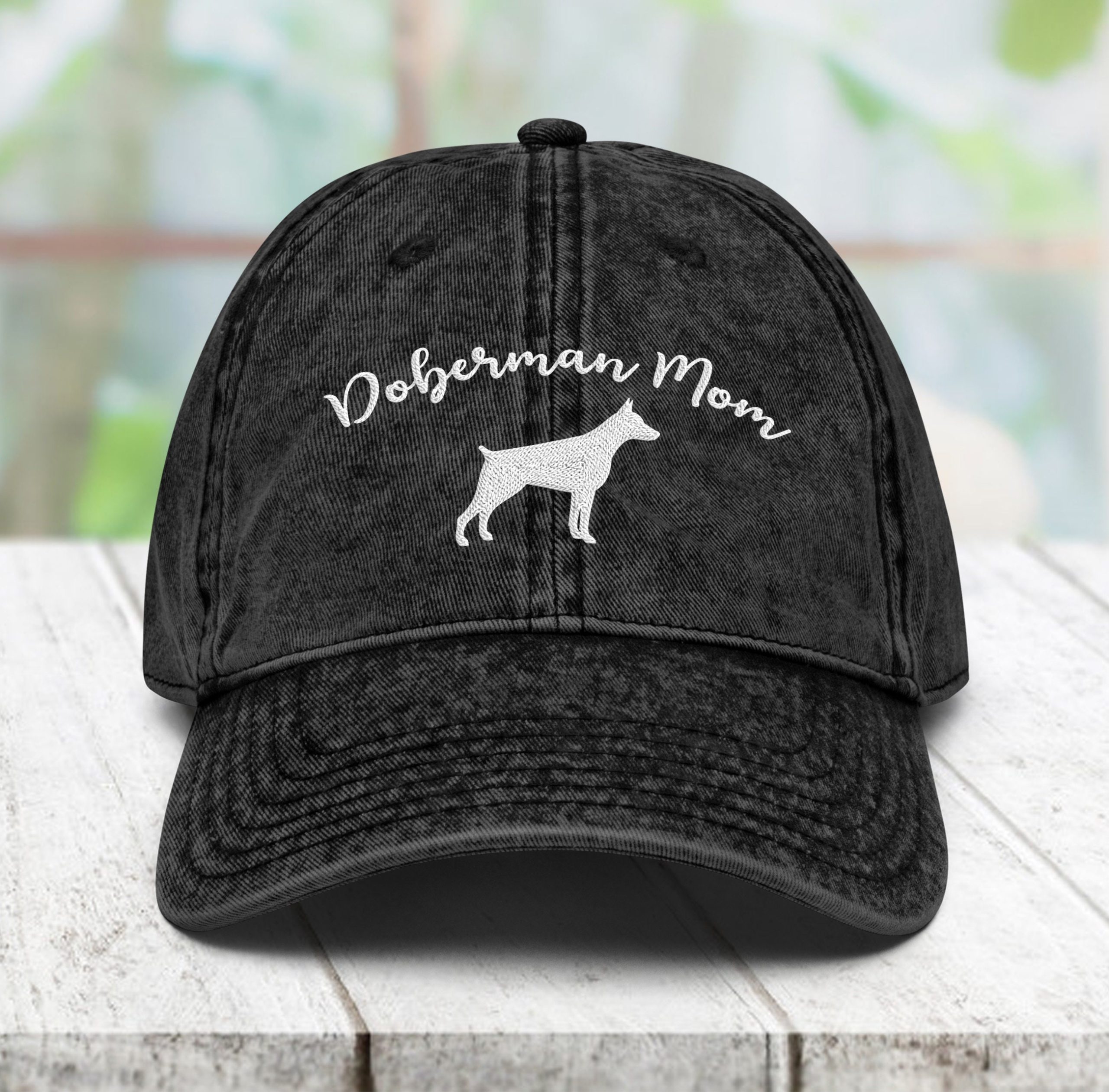 Dobermann Vintage Baumwoll Twill Mütze Hundeliebhaber Papamütze, Bestickte Mütze dobermann vintage baumwoll twill mütze hundeliebhaber papamütze, bestickte mütze 4988 scaled