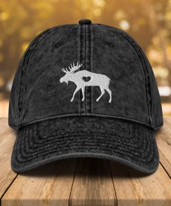 Elch Vintage Baumwolle Twill Cap Elch Liebhaber Papa Hut, Elch bestickte Mütze, Geschenk für Elch Liebhaber elch vintage baumwolle twill cap elch liebhaber papa hut, elch bestickte mütze, geschenk für elch liebhaber 6576