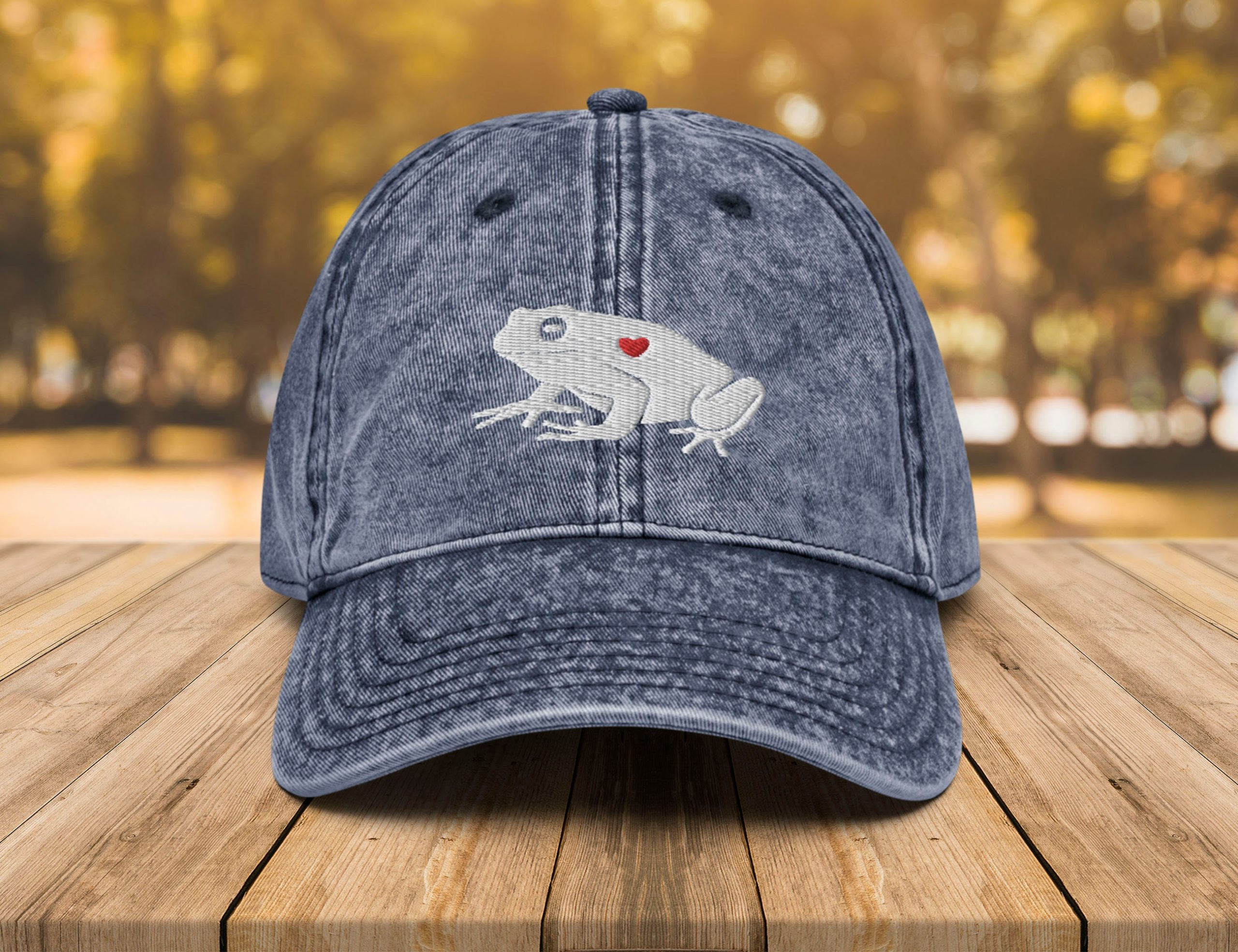 Frosch Vintage Baumwoll Twill Mütze Frosch Liebhaber Papa Hut frosch vintage baumwoll twill mütze frosch liebhaber papa hut 7012 scaled