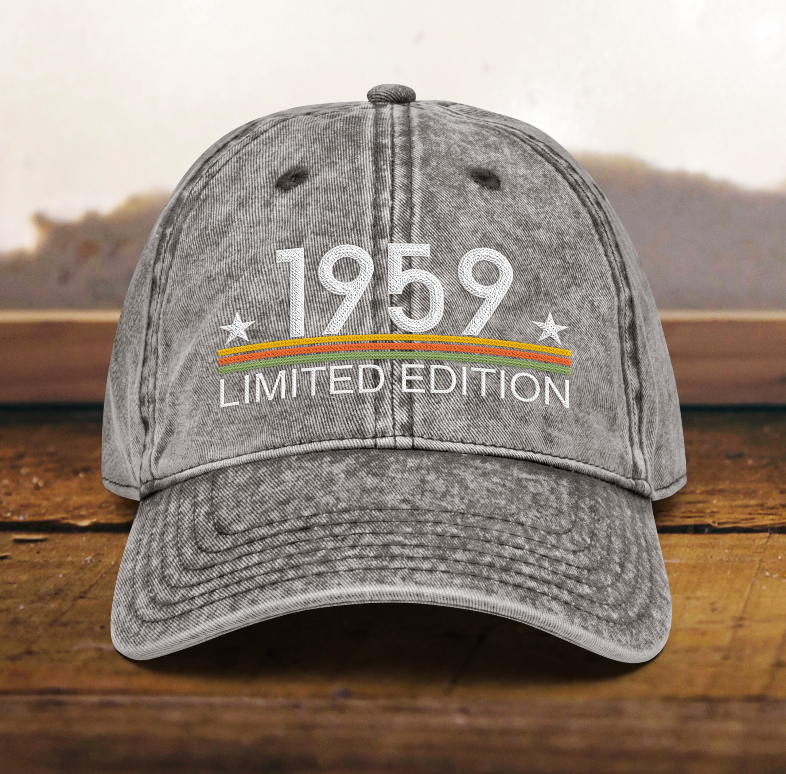 geschenk zum 65. geburtstag papa mütze zum 65. geburtstag, vintage stil, bestickt, geboren 1959, baumwoll twill kappe 1211 scaled
