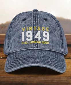 Geschenk zum 75. Geburtstag Papa Mütze zum 75. Geburtstag im Vintage Stil, bestickt, Baumwoll twill Kappe, Geboren 1949 geschenk zum 75. geburtstag papa mütze zum 75. geburtstag im vintage stil, bestickt, baumwoll twill kappe, geboren 1949 3558