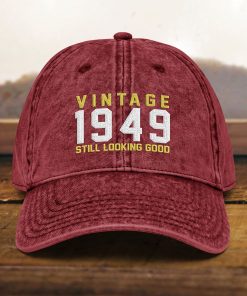 Geschenk zum 75. Geburtstag Papa Mütze zum 75. Geburtstag im Vintage Stil, bestickt, Baumwoll twill Kappe, Geboren 1949 geschenk zum 75. geburtstag papa mütze zum 75. geburtstag im vintage stil, bestickt, baumwoll twill kappe, geboren 1949 6565