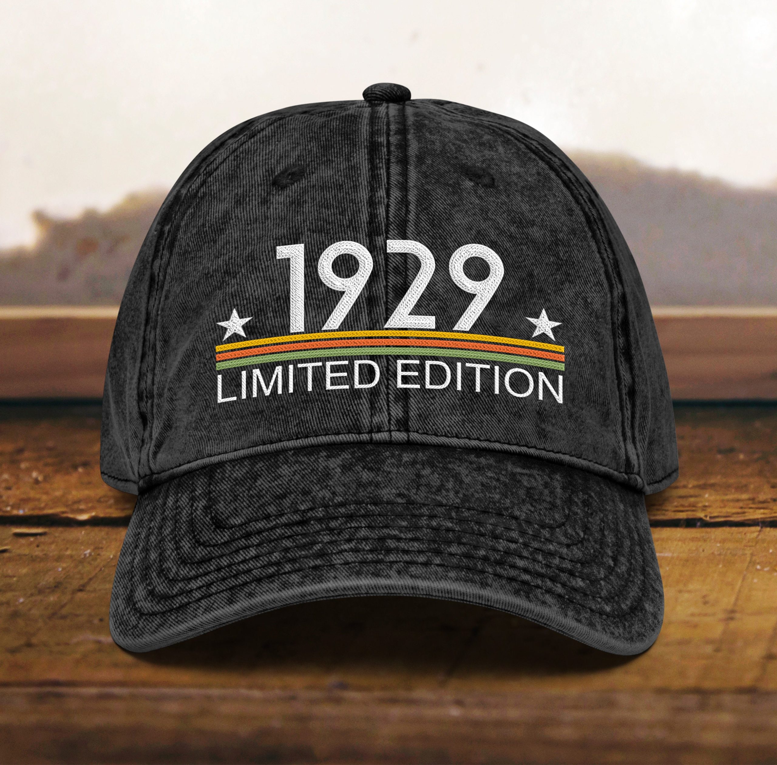 geschenk zum 95. geburtstag papa mütze zum 95. geburtstag im vintage stil, bestickt, geboren 1929, baumwoll twill kappe, geschenk zum 95. geburtstag 8136 scaled