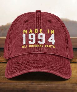 Mütze zum 30. Geburtstag Bestickte Vintage Mütze, Geboren 1994, Baumwoll twill Kappe mütze zum 30. geburtstag bestickte vintage mütze, geboren 1994, baumwoll twill kappe 7100