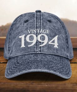 mütze zum 30. geburtstag vintage stil, bestickt, papamütze, geboren 1994, vintage baumwoll twill kappe, geschenk zum 30. geburtstag 7728