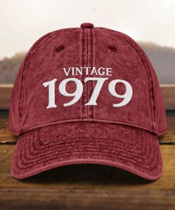 Mütze zum 45. Geburtstag Vintage Stil, bestickt, Papamütze, Geboren 1979, Vintage Baumwoll Twill Kappe, Geschenk zum 45. Geburtstag mütze zum 45. geburtstag vintage stil, bestickt, papamütze, geboren 1979, vintage baumwoll twill kappe, geschenk zum 45. geburtstag 3635