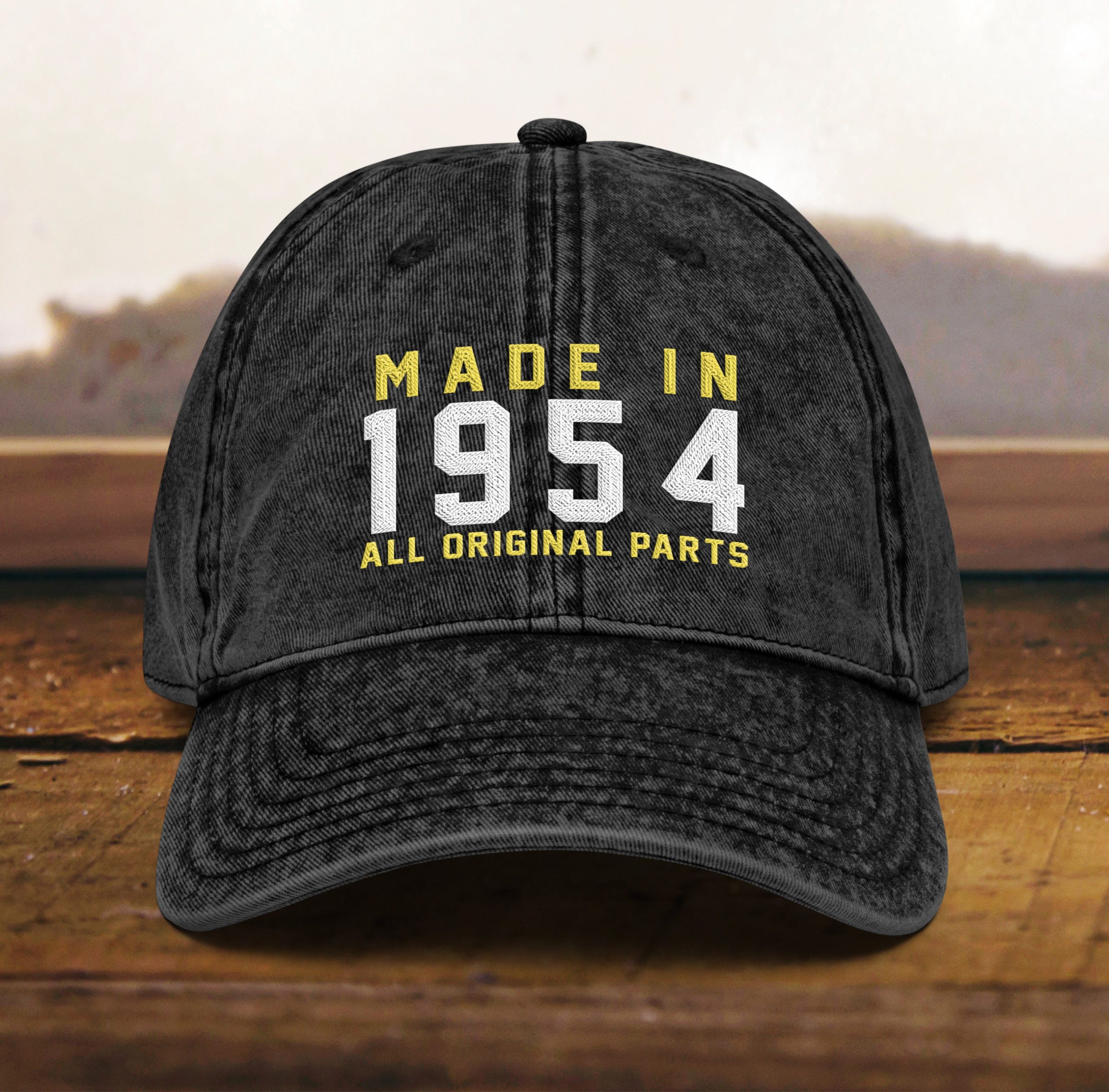 Mütze zum 70. Geburtstag Vintage Stil, bestickt, Geboren 1954, Baumwoll Twill Kappe mütze zum 70. geburtstag vintage stil, bestickt, geboren 1954, baumwoll twill kappe 5725 scaled