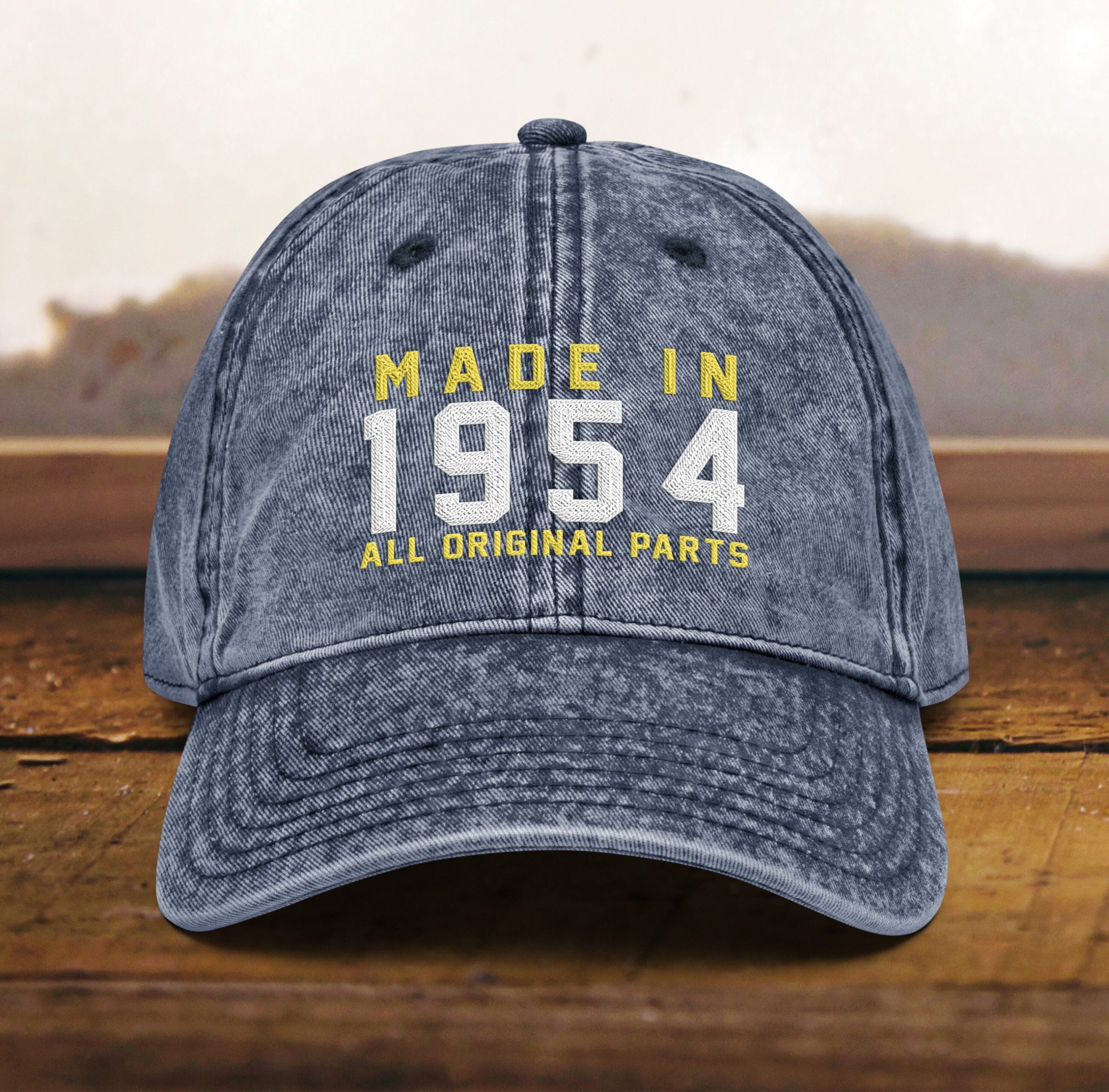 Mütze zum 70. Geburtstag Vintage Stil, bestickt, Geboren 1954, Baumwoll Twill Kappe mütze zum 70. geburtstag vintage stil, bestickt, geboren 1954, baumwoll twill kappe 7856 scaled