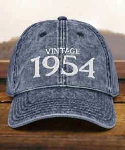 Mütze zum 70. Geburtstag Vintage Stil, bestickt, Papamütze, Geboren 1954, Vintage Kappe aus Baumwoll twill, Geschenk zum 70. Geburtstag mütze zum 70. geburtstag vintage stil, bestickt, papamütze, geboren 1954, vintage kappe aus baumwoll twill, geschenk zum 70. geburtstag 7605
