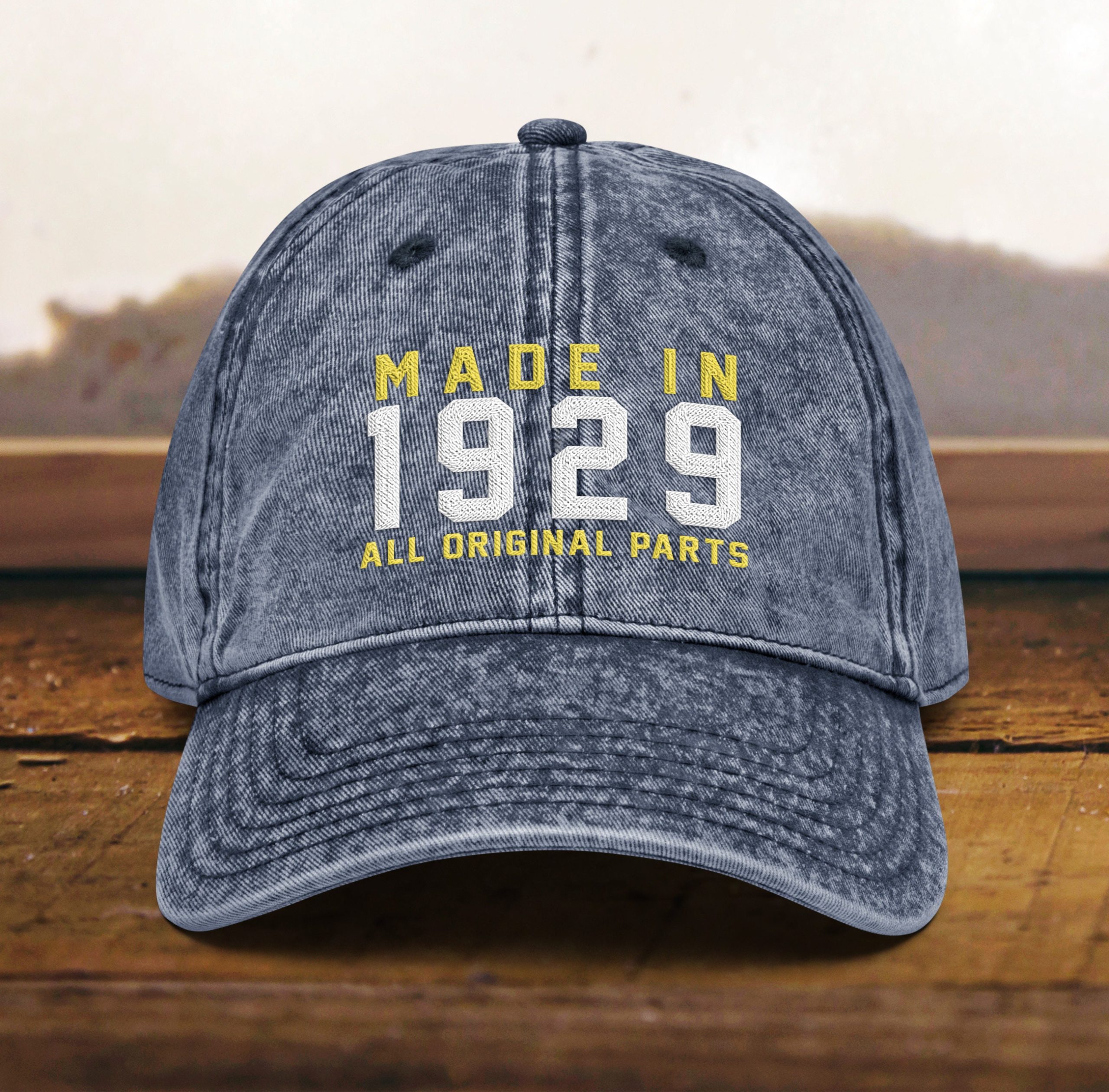 Mütze zum 95. Geburtstag Vintage Stil, bestickt, Geboren 1929, Baumwoll Twill Kappe mütze zum 95. geburtstag vintage stil, bestickt, geboren 1929, baumwoll twill kappe 3425 scaled