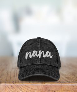 Nana Vintage Baumwoll Twill Mütze Individuelles Geschenk für Oma nana vintage baumwoll twill mütze individuelles geschenk für oma 7702