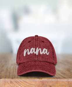 Nana Vintage Baumwoll Twill Mütze Individuelles Geschenk für Oma nana vintage baumwoll twill mütze individuelles geschenk für oma 7994