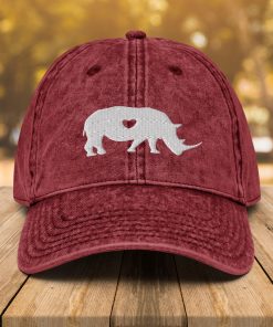 Nashorn Vintage Baumwoll Twill Mütze Safari Reise Liebhaber Papa Mütze nashorn vintage baumwoll twill mütze safari reise liebhaber papa mütze 1415