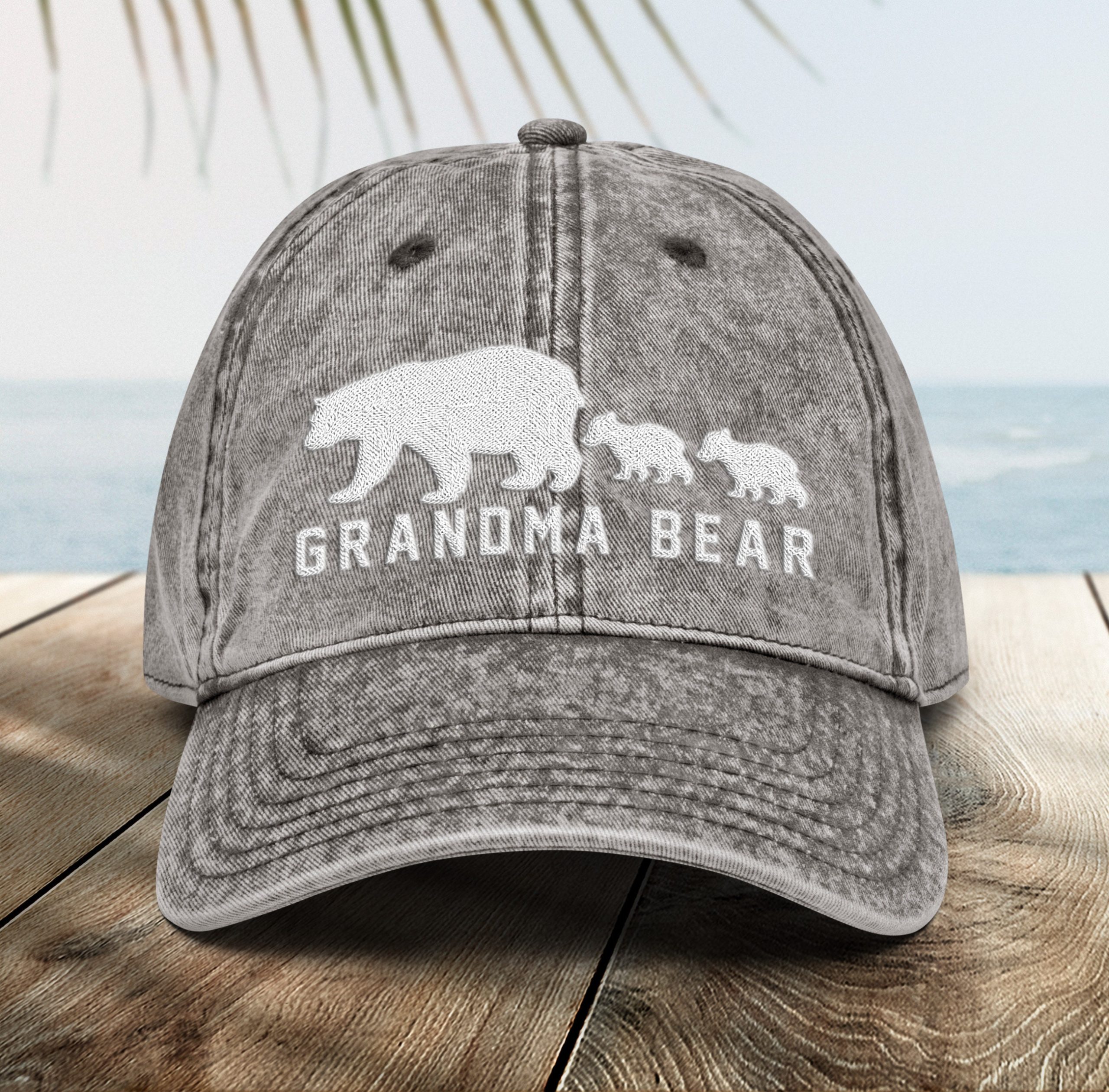 Oma Bär bestickte Vintage Stil Mütze Oma Baumwoll Twill Cap, Geschenk für Oma, neues Oma Geschenk oma bär bestickte vintage stil mütze oma baumwoll twill cap, geschenk für oma, neues oma geschenk 1533 scaled