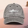 papa hai bestickte vintage stil mütze papa hai baumwolle twill cap, geschenk für papa 7246 scaled