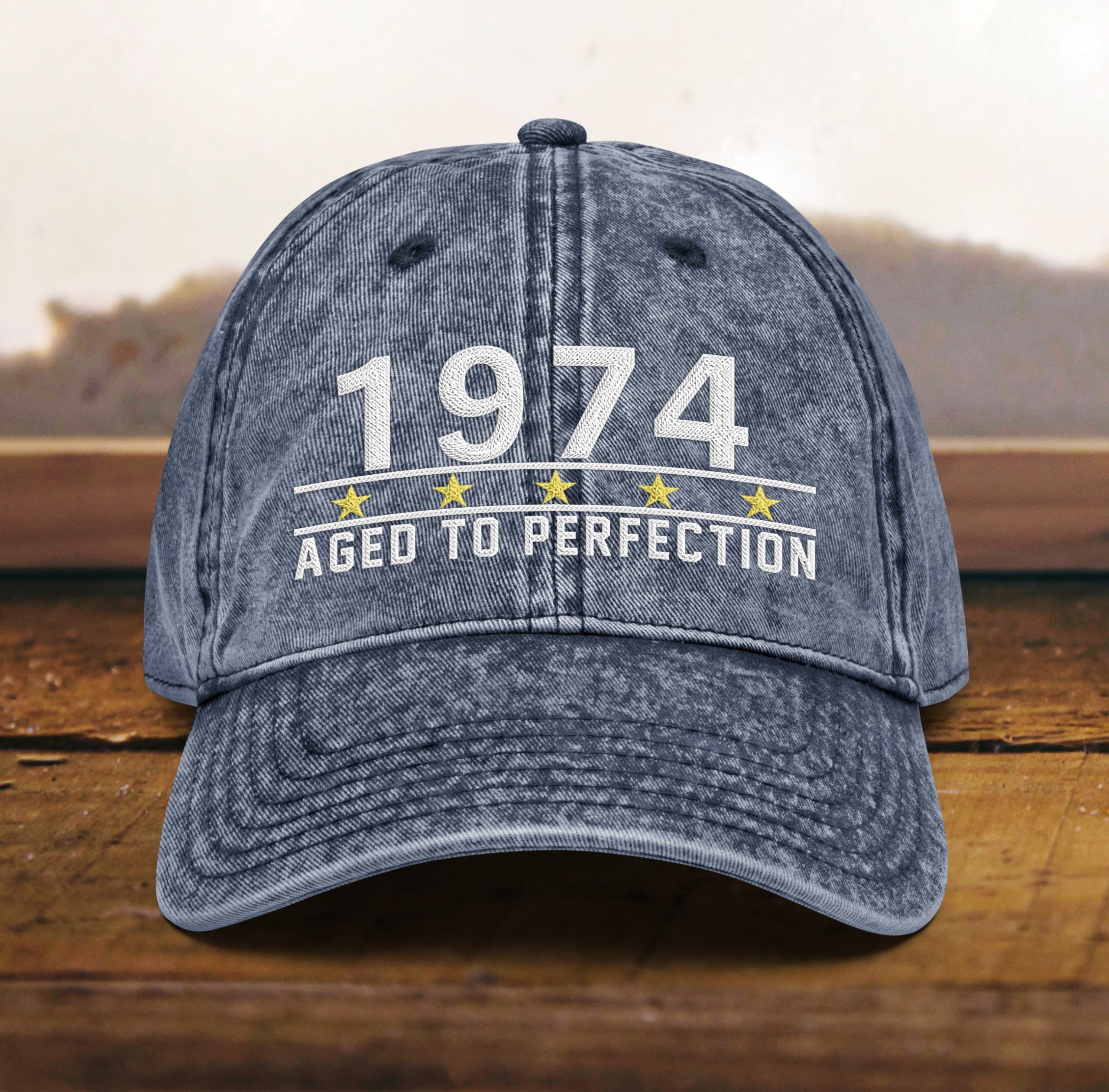 Papa Mütze zum 50. Geburtstag Vintage Design, bestickt, Geschenk für Männer und Frauen, Jahrgang 1974, Baumwoll Twill Kappe papa mütze zum 50. geburtstag vintage design, bestickt, geschenk für männer und frauen, jahrgang 1974, baumwoll twill kappe 4496 scaled