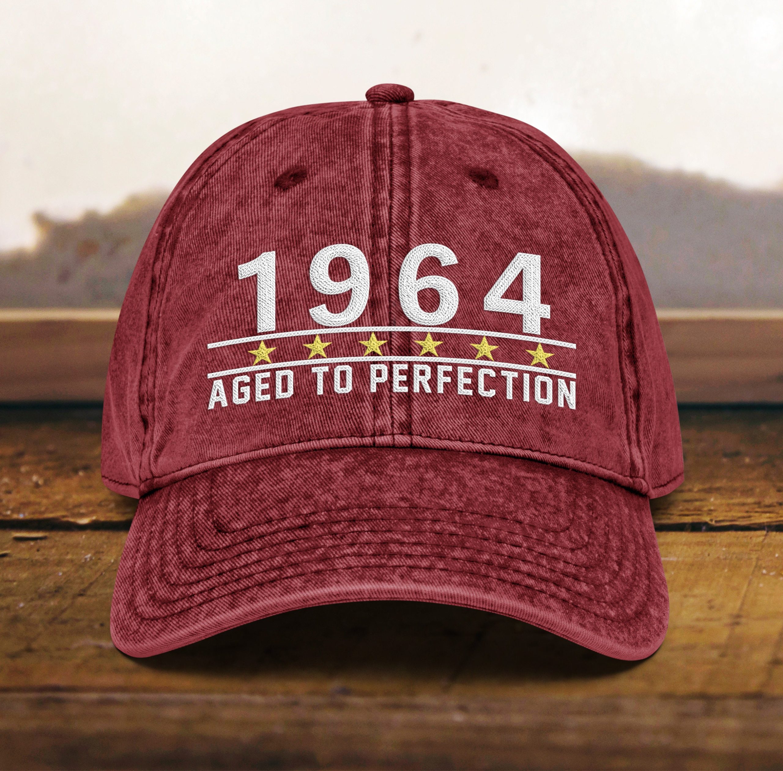 Papa Mütze zum 60. Geburtstag Vintage Design, bestickt, Geschenk für Männer und Frauen, Jahrgang 1964, Baumwoll Twill Kappe papa mütze zum 60. geburtstag vintage design, bestickt, geschenk für männer und frauen, jahrgang 1964, baumwoll twill kappe 5786 scaled