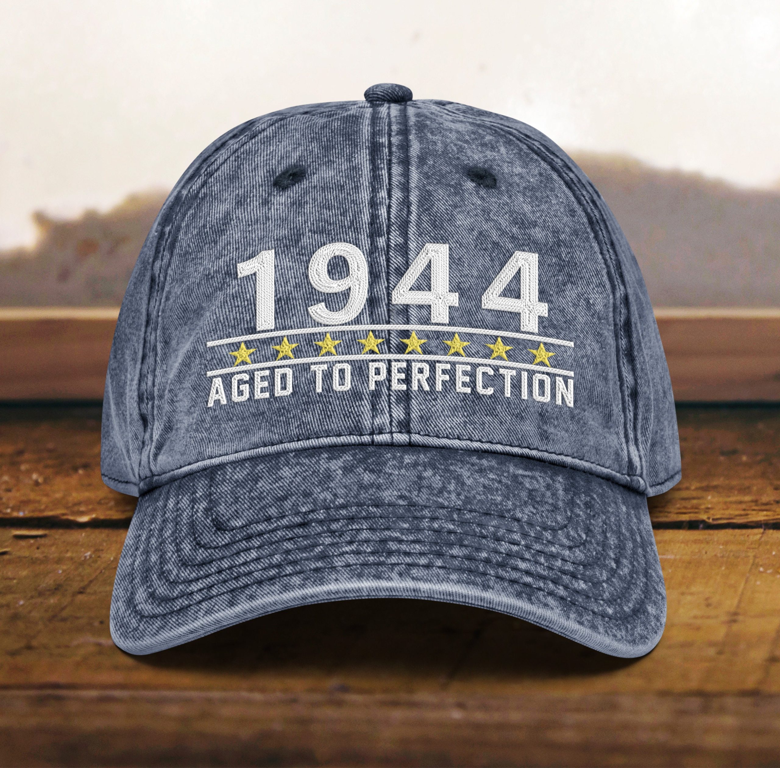 Papa Mütze zum 80. Geburtstag Vintage Design, bestickt, Geschenk für Männer und Frauen, Jahrgang 1944, Baumwoll Twill Kappe papa mütze zum 80. geburtstag vintage design, bestickt, geschenk für männer und frauen, jahrgang 1944, baumwoll twill kappe 6888 scaled