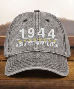 Papa Mütze zum 80. Geburtstag Vintage Design, bestickt, Geschenk für Männer und Frauen, Jahrgang 1944, Baumwoll Twill Kappe papa mütze zum 80. geburtstag vintage design, bestickt, geschenk für männer und frauen, jahrgang 1944, baumwoll twill kappe 7938
