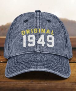 Party Geschenk zum 75. Geburtstag Bestickte Mütze im Vintage Stil für den 75. Geburtstag, Geboren 1949, Baumwoll Twill Kappe party geschenk zum 75. geburtstag bestickte mütze im vintage stil für den 75. geburtstag, geboren 1949, baumwoll twill kappe 4808 scaled