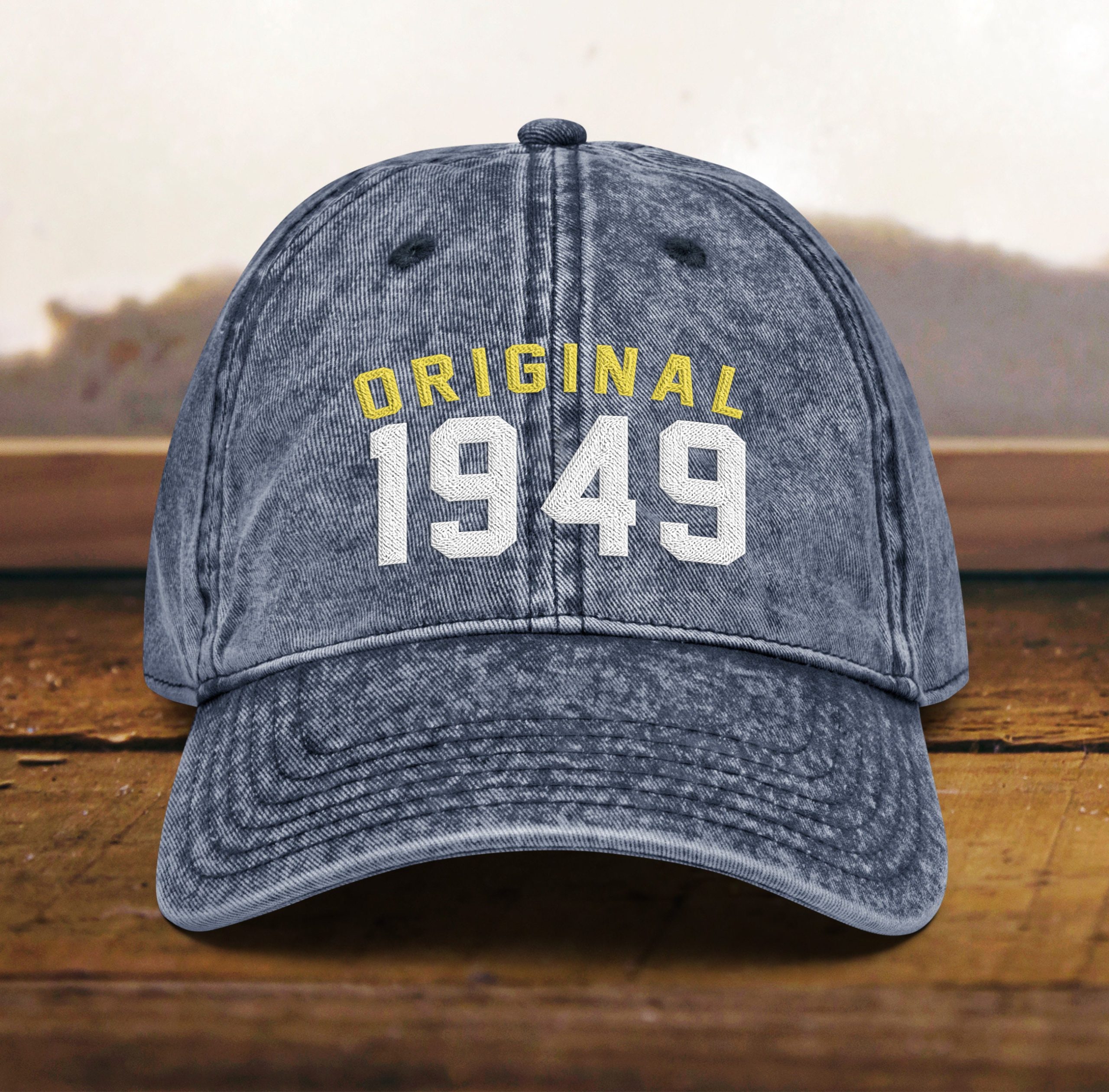 Party Geschenk zum 75. Geburtstag Bestickte Mütze im Vintage Stil für den 75. Geburtstag, Geboren 1949, Baumwoll Twill Kappe party geschenk zum 75. geburtstag bestickte mütze im vintage stil für den 75. geburtstag, geboren 1949, baumwoll twill kappe 4808 scaled