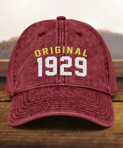 Party Geschenk zum 95. Geburtstag Bestickte Mütze im Vintage Stil Geboren im Jahr 1929 party geschenk zum 95. geburtstag bestickte mütze im vintage stil geboren im jahr 1929 8215