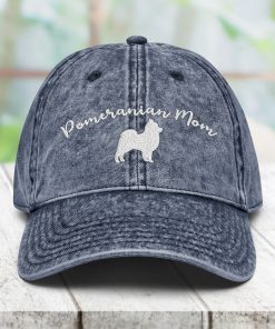 pomeranian vintage baumwoll twill mütze hundeliebhaber papa mütze 1505