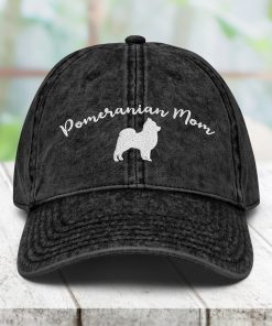 pomeranian vintage baumwoll twill mütze hundeliebhaber papa mütze 8828