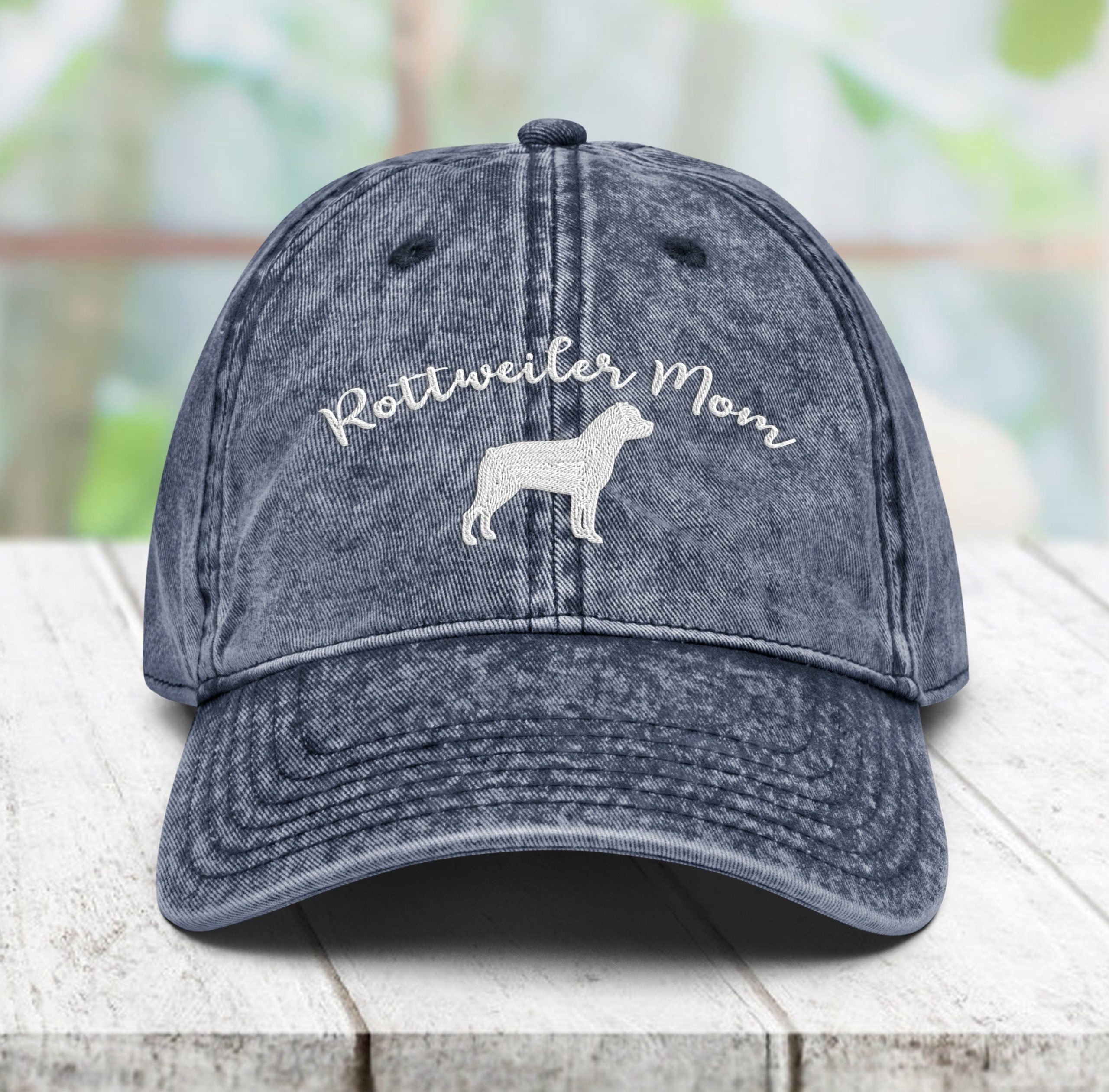 rottweiler vintage baumwoll twill mütze hundeliebhaber papamütze, bestickte mütze 3433 scaled