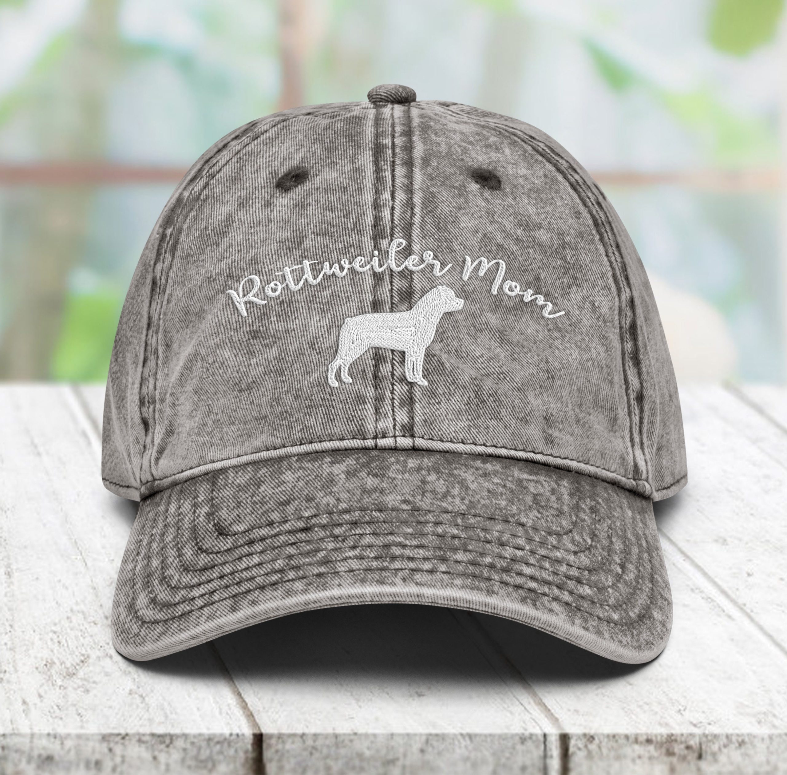 rottweiler vintage baumwoll twill mütze hundeliebhaber papamütze, bestickte mütze 5169 scaled