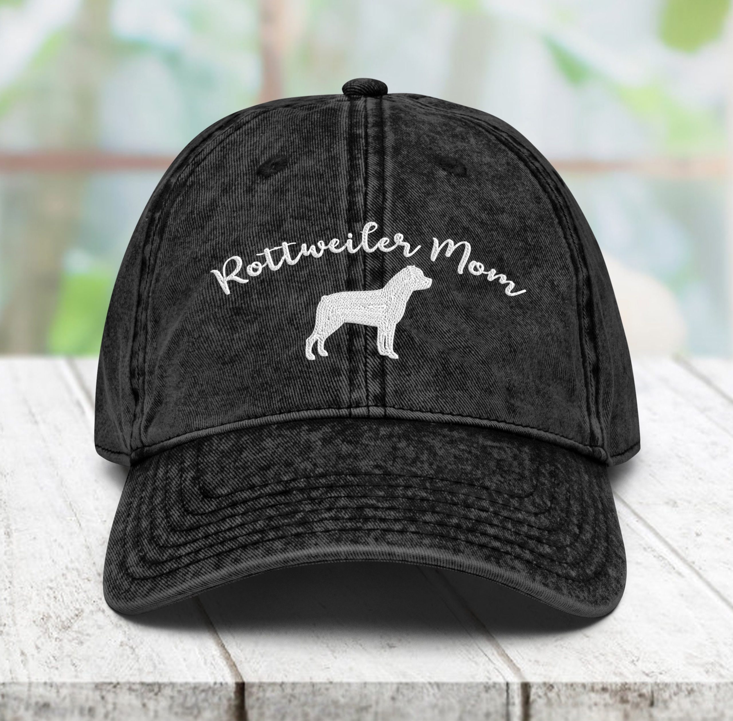 rottweiler vintage baumwoll twill mütze hundeliebhaber papamütze, bestickte mütze 6914 scaled