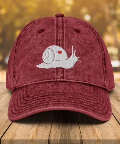 schnecke vintage baumwoll twill kappe schneckenliebhaber papa hut 6769 scaled