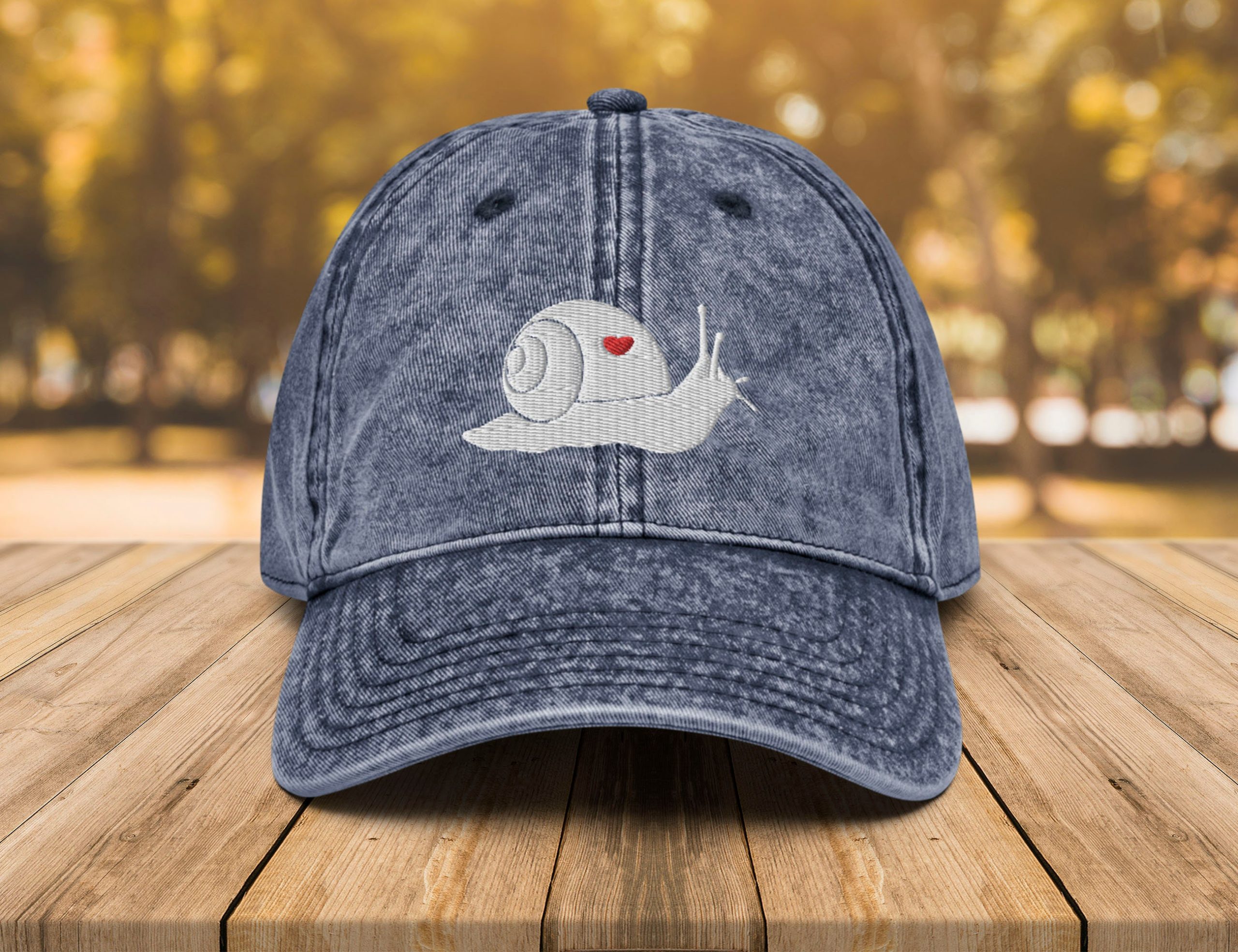 schnecke vintage baumwoll twill kappe schneckenliebhaber papa hut 7525 scaled