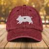 Schwein Vintage Baumwolle Twill Mütze Schwein Liebhaber Papa Hut, Schwein Bestickte Mütze, Geschenk für Schwein Liebhaber, Geschenk für Bauer schwein vintage baumwolle twill mütze schwein liebhaber papa hut, schwein bestickte mütze, geschenk für schwein liebhaber, geschenk für bauer 4952 scaled