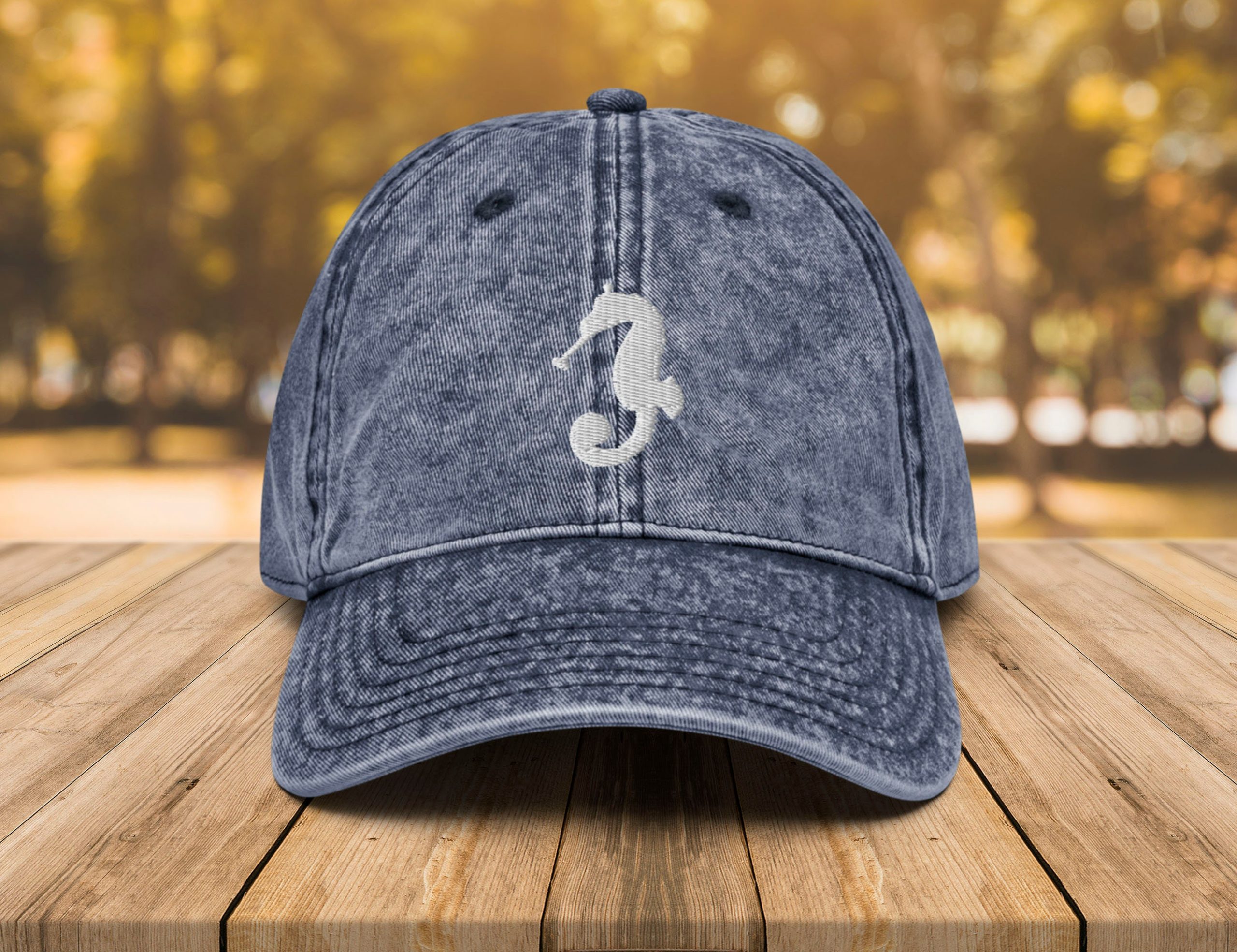 seepferdchen vintage baumwoll twill mütze seepferdchen liebhaber papa mütze 5345 scaled