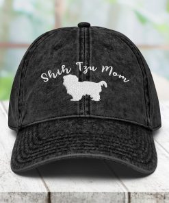 Shih Tzu Vintage Baumwoll Twill Mütze Hundeliebhaber Papa Mütze shih tzu vintage baumwoll twill mütze hundeliebhaber papa mütze 8361