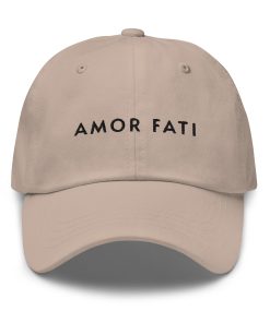 amor fati hut amor fati bestickter verstellbarer cap philosophie hut stoizismus hut minimal cap liebe zum schicksal hut geschenke für stoiker 8011