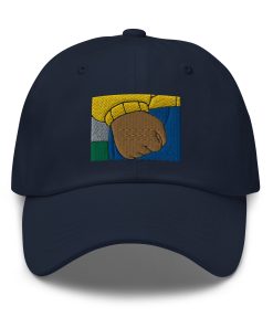 arthur fist – bestickter verstellbarer baseballhut für lustige meme 7255
