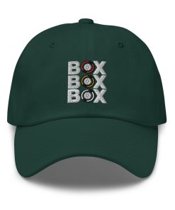 box box box bestickter verstellbarer papa hut boxengasse hut rennfan hut renntag fan hut 7625