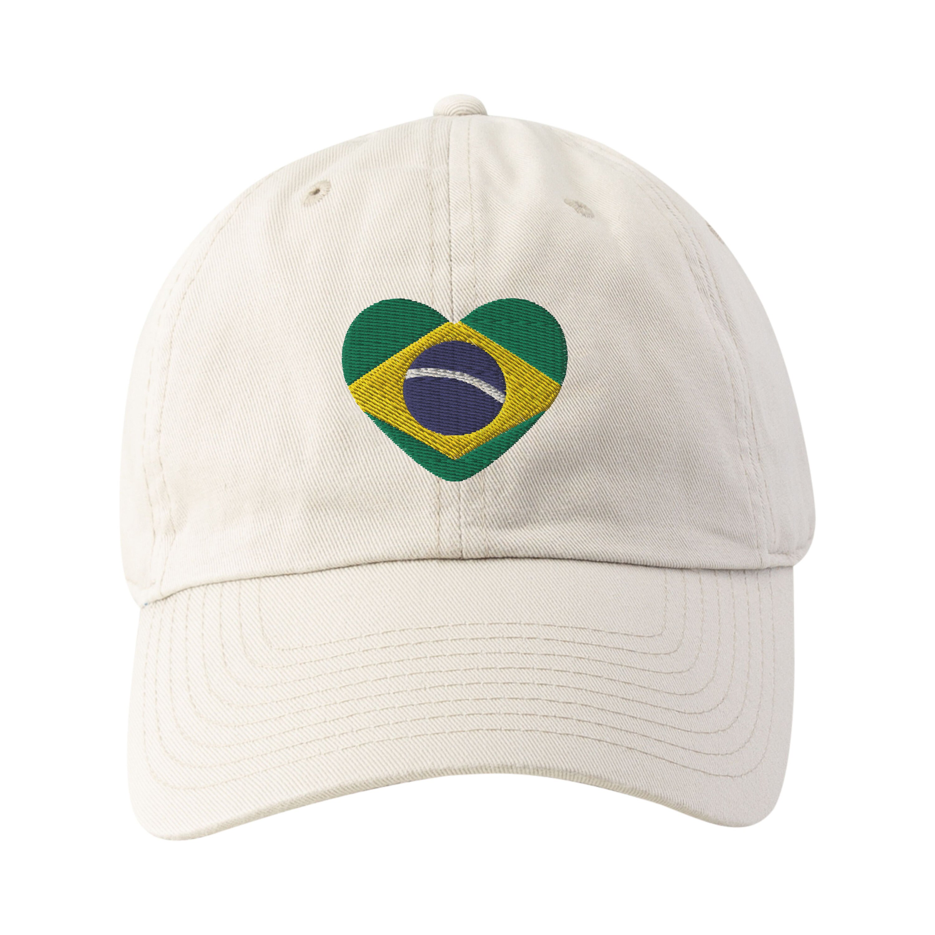 Brasilien Flagge Herz Besticktes Verstellbares Relaxed Fit Hut Brasilien Map Hut Brasilien Hut Brasilien Geschenk Brasilien Flagge Baseball Hut.