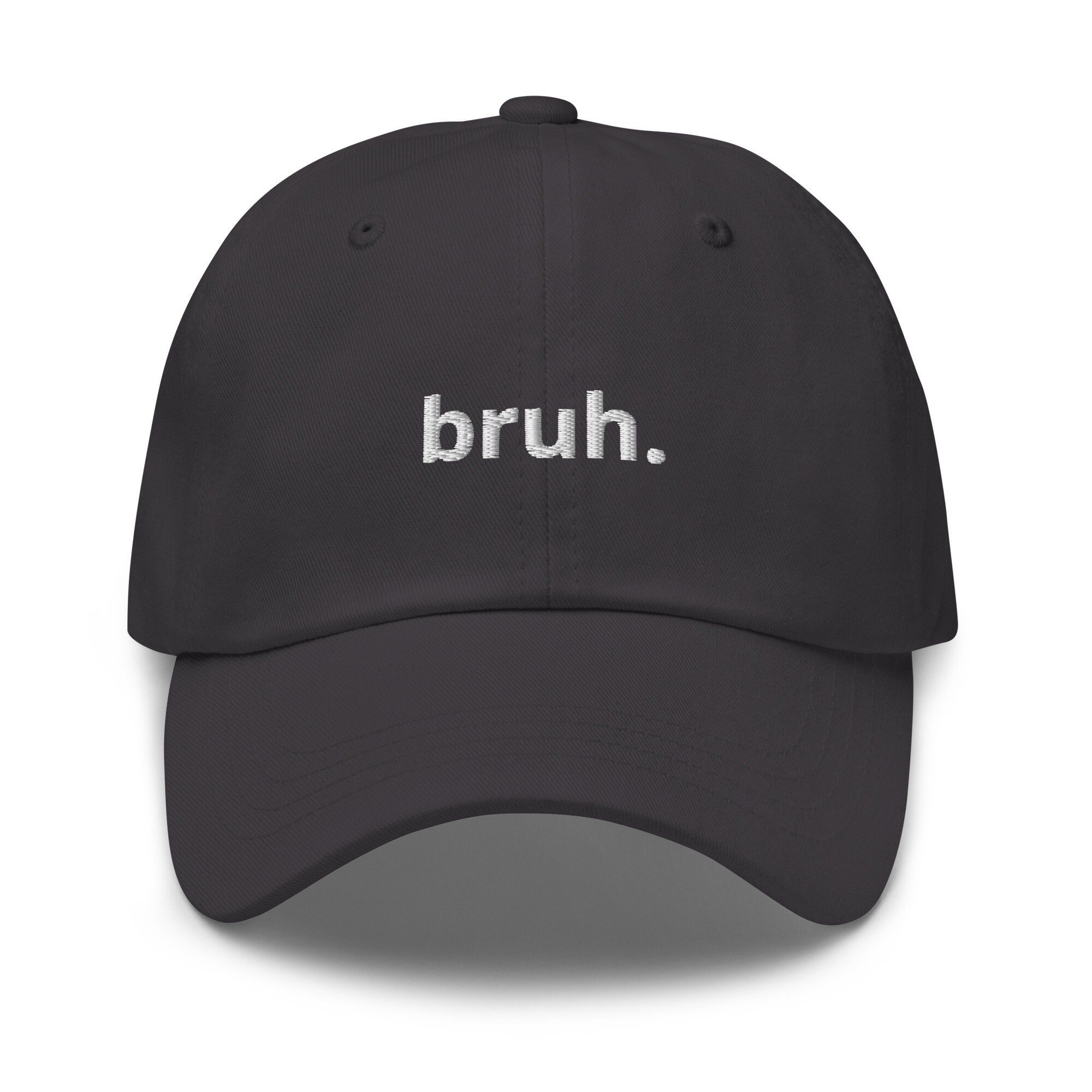 bruh bestickter verstellbarer lässiger baseballcap papa hut hut für typen papa witze hut bruder witze hut 6550