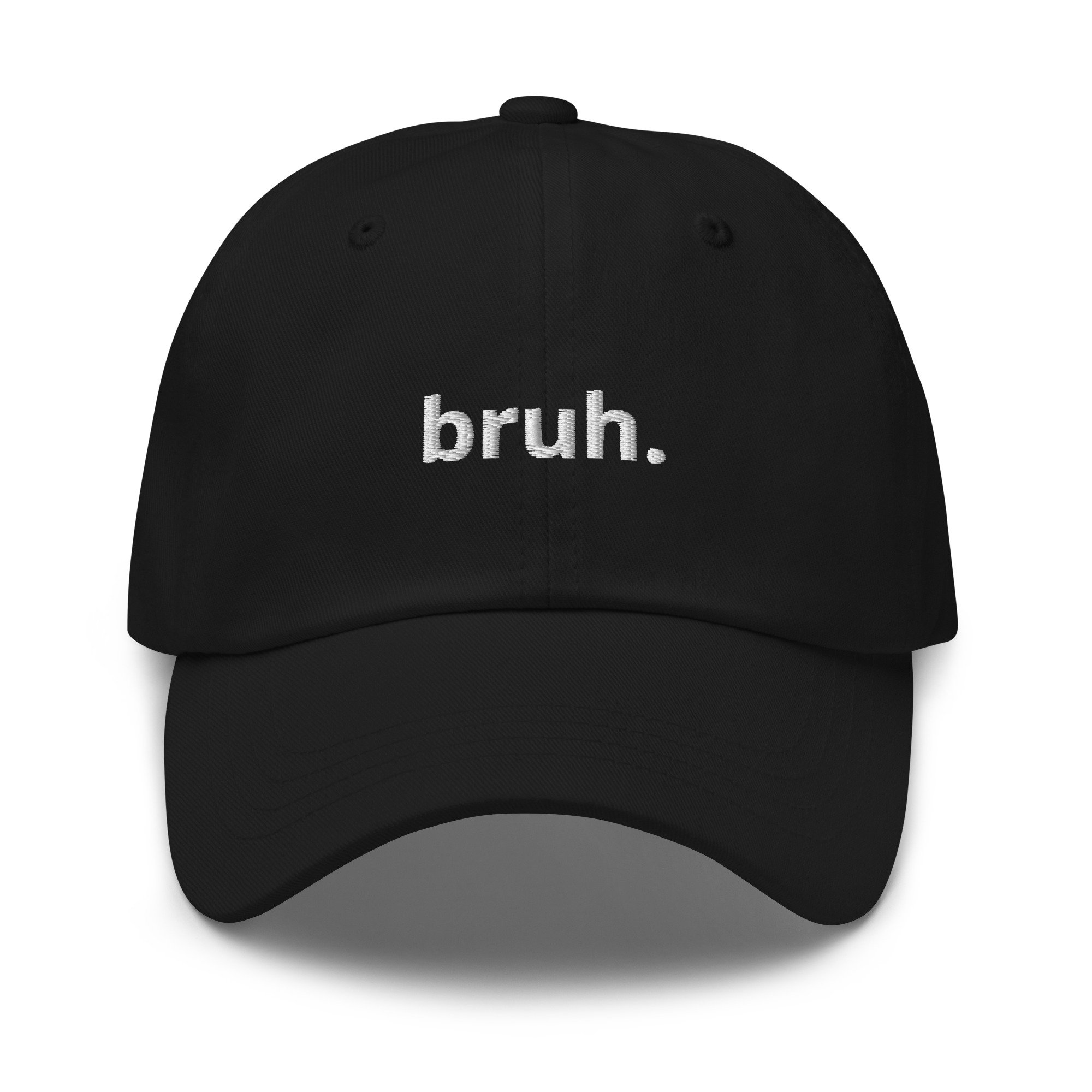 bruh bestickter verstellbarer lässiger baseballcap papa hut hut für typen papa witze hut bruder witze hut 8443