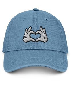 Cartoon Hands Herz – Bestickter Verstellbarer Relaxed Fit Dad-Hut für Freizeitparks cartoon hands herz – bestickter verstellbarer relaxed fit dad hut für freizeitparks 1652