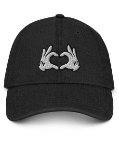 Cartoon Hands Herz – Bestickter Verstellbarer Relaxed Fit Dad-Hut für Freizeitparks cartoon hands herz – bestickter verstellbarer relaxed fit dad hut für freizeitparks 7946