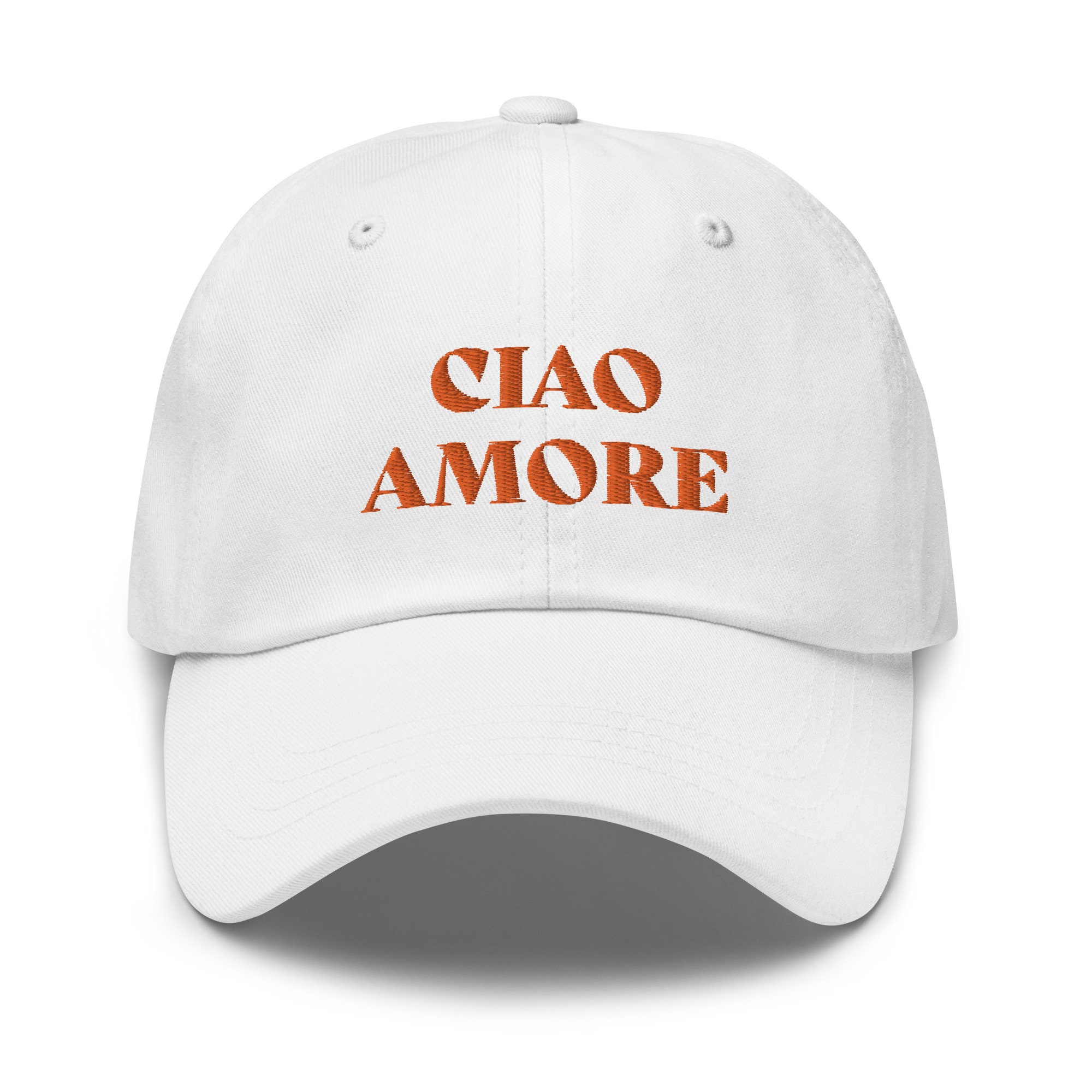 Ciao Amore – Bestickter Verstellbarer Relaxed Fit Baseballhut für italienische Liebhaber