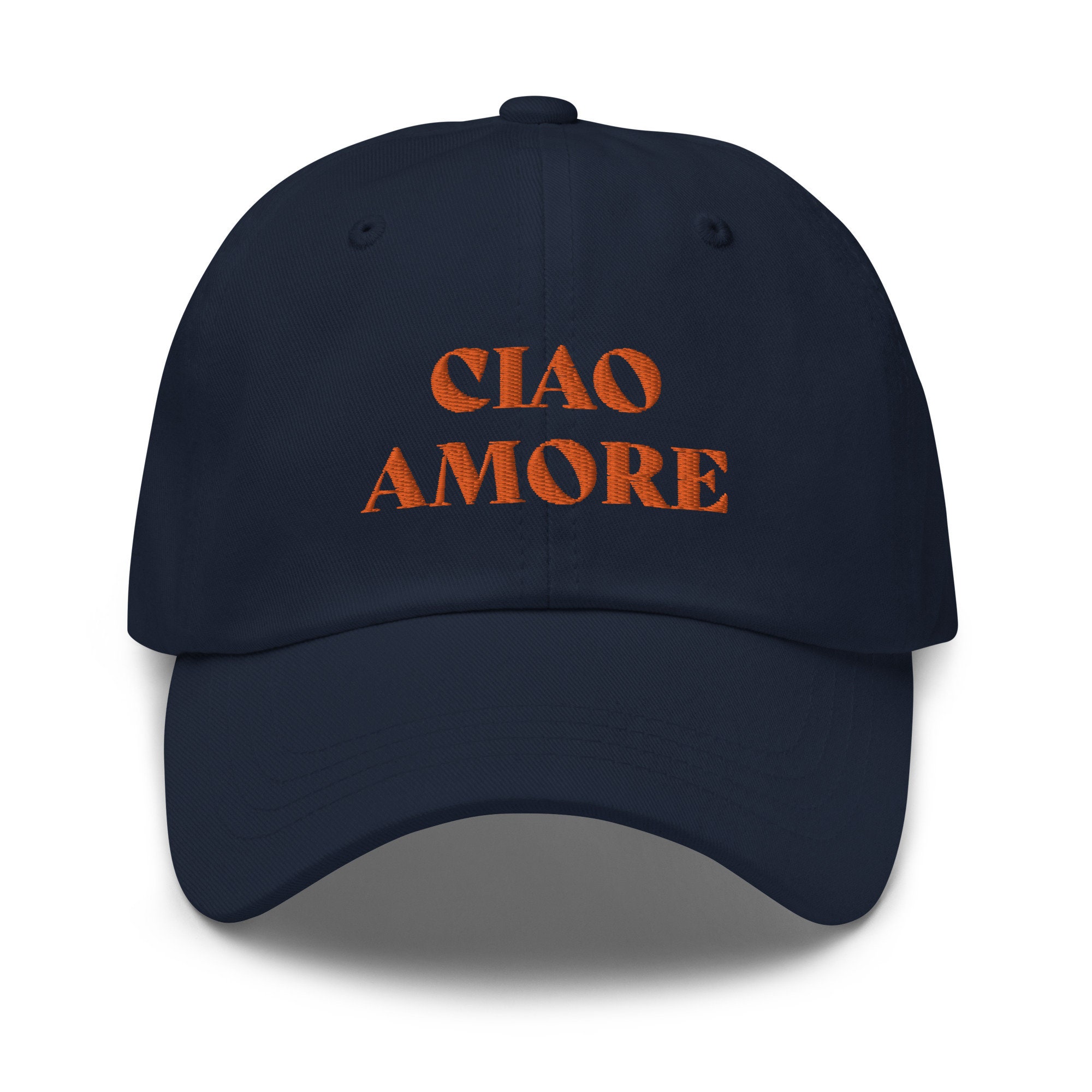 Ciao Amore – Bestickter Verstellbarer Relaxed Fit Baseballhut für italienische Liebhaber